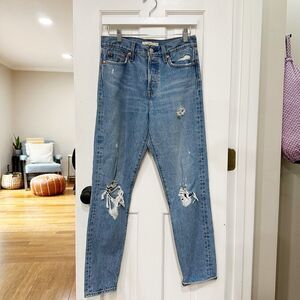 Women’s Levi’s Wedgie Fit Distressed Jeans Size 26